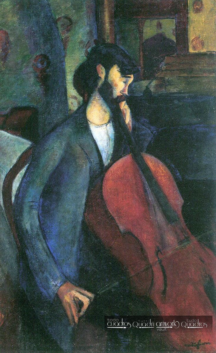 El violonchelista, Modigliani