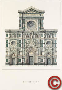Obra religiosa románica en Florencia.