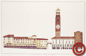 Edificios famosos de Verona.