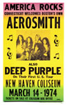 Cartel de concierto en 1974.