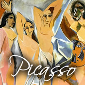 Galería con obras de Picasso.