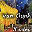 Posters postimpresionistas de Van Gogh.